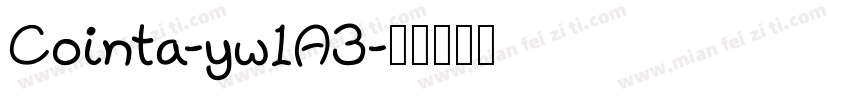 Cointa-yw1A3字体转换
