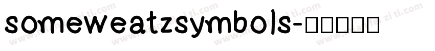 someweatzsymbols字体转换