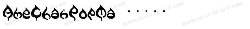 AmeChanPopMa字体转换