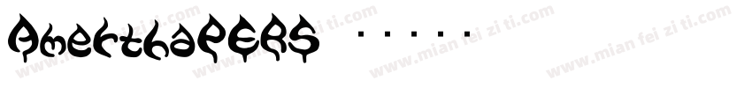 AmerthaPERS字体转换