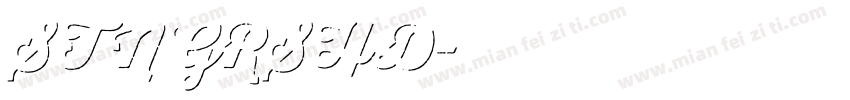 STNGRSHD字体转换
