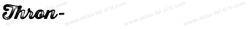 Thron字体转换