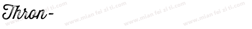 Thron字体转换