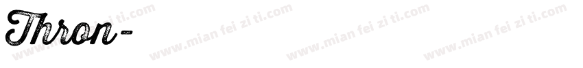 Thron字体转换