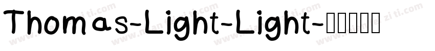 Thomas-Light-Light字体转换