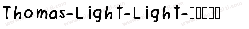 Thomas-Light-Light字体转换