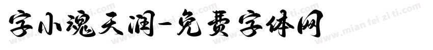 字小魂天润字体转换