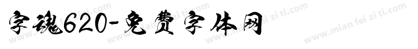 字魂620字体转换