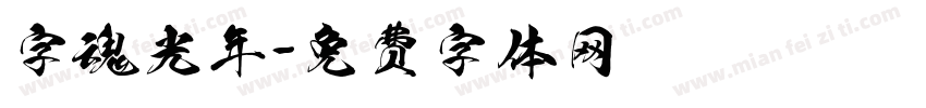 字魂光年字体转换