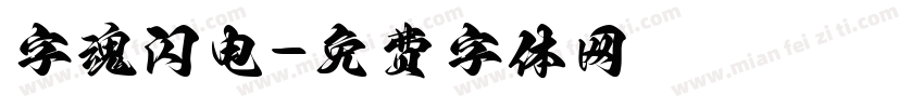 字魂闪电字体转换