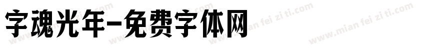 字魂光年字体转换