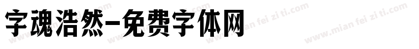 字魂浩然字体转换