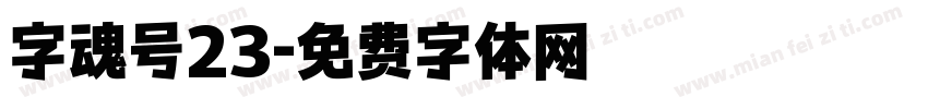 字魂号23字体转换