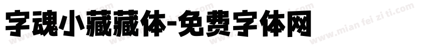 字魂小藏藏体字体转换