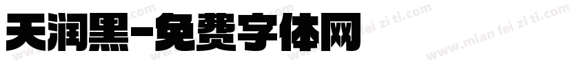 天润黑字体转换