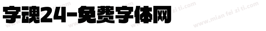 字魂24字体转换
