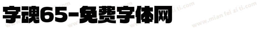 字魂65字体转换