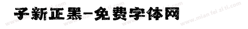 鄧子新正黑字体转换