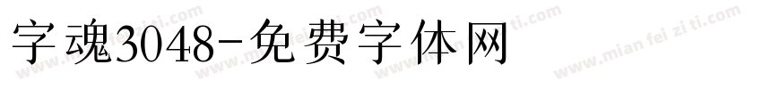 字魂3048字体转换
