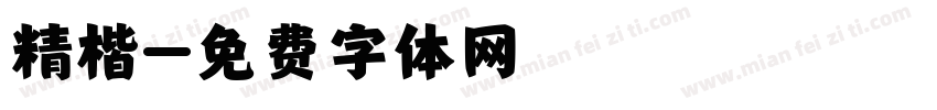 精楷字体转换