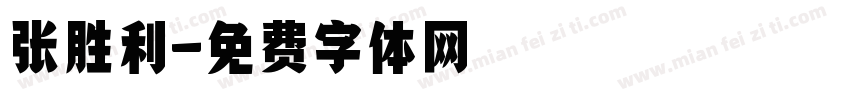 张胜利字体转换