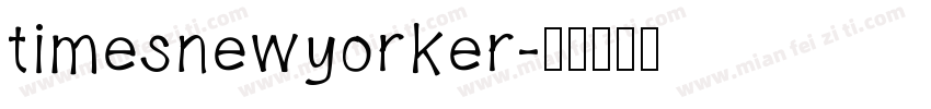 timesnewyorker字体转换