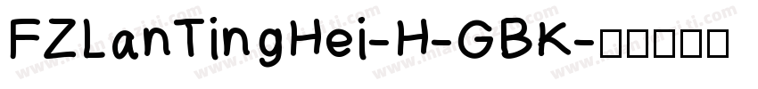 FZLanTingHei-H-GBK字体转换