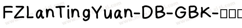 FZLanTingYuan-DB-GBK字体转换