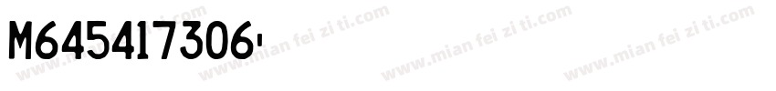 M645417306字体转换