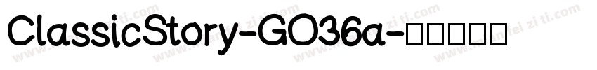 ClassicStory-GO36a字体转换