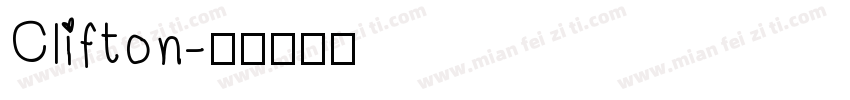 Clifton字体转换