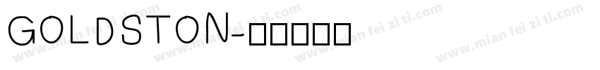 GOLDSTON字体转换