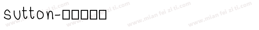 sutton字体转换