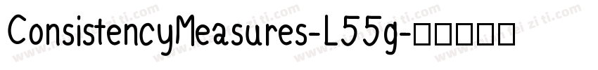 ConsistencyMeasures-L55g字体转换