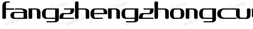 fangzhengzhongcuyaso字体转换