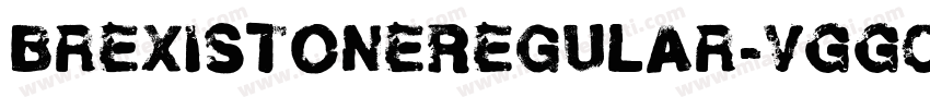 BrexiStoneRegular-VGGOy字体转换
