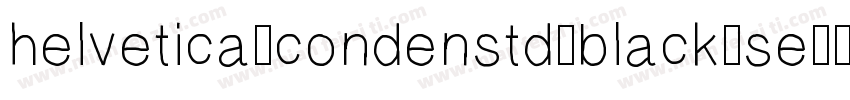 helvetica-condenstd-black-se字体转换