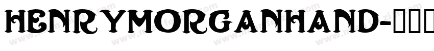 HenryMorganHand字体转换