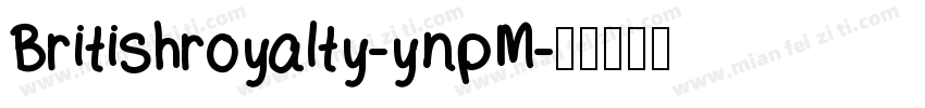 Britishroyalty-ynpM字体转换