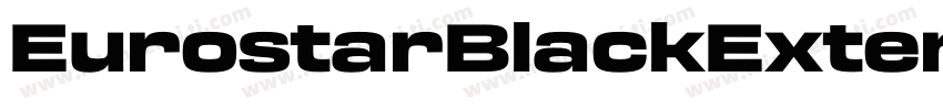 EurostarBlackExtended字体转换