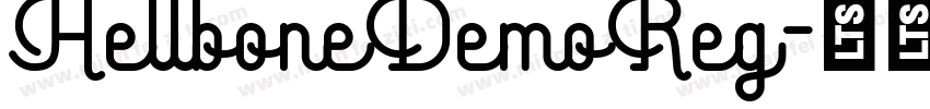 HellboneDemoReg字体转换