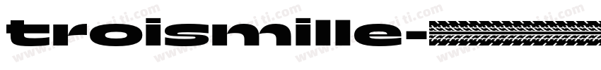 troismille字体转换