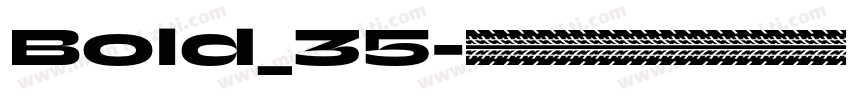 Bold_35字体转换
