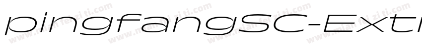 pingfangSC-Extraligh字体转换