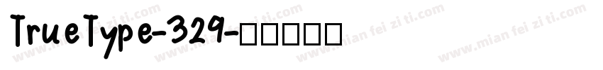 TrueType-329字体转换