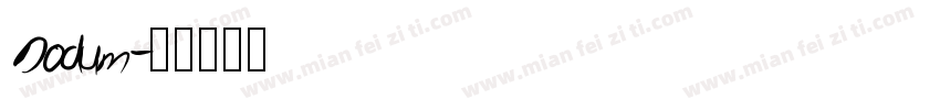 Dodum字体转换