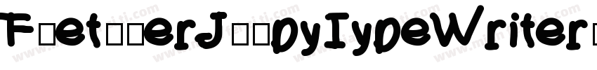 FletcherJumpyTypeWriter字体转换