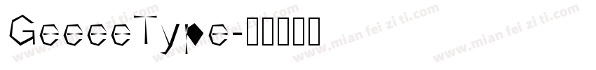 GeeeeType字体转换
