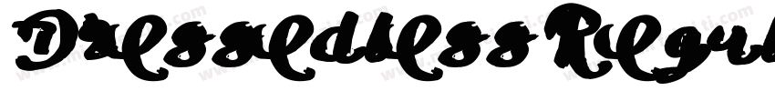 DressedlessRegular-vejO字体转换