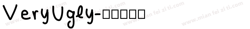 VeryUgly字体转换